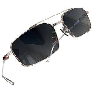 MXNX Sunglasses Classic Black Aviator Style with Case